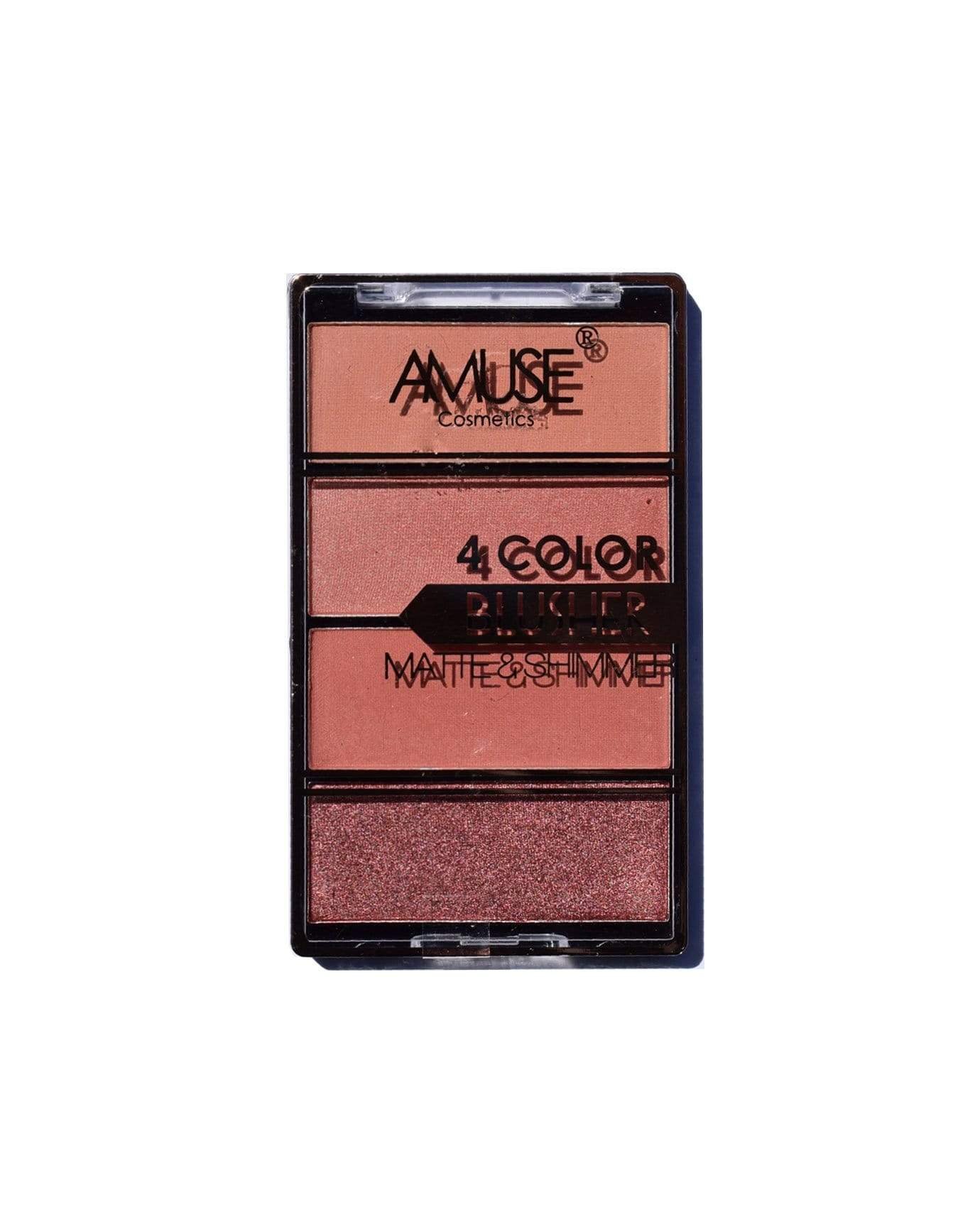Amuse 4 color blusher matte